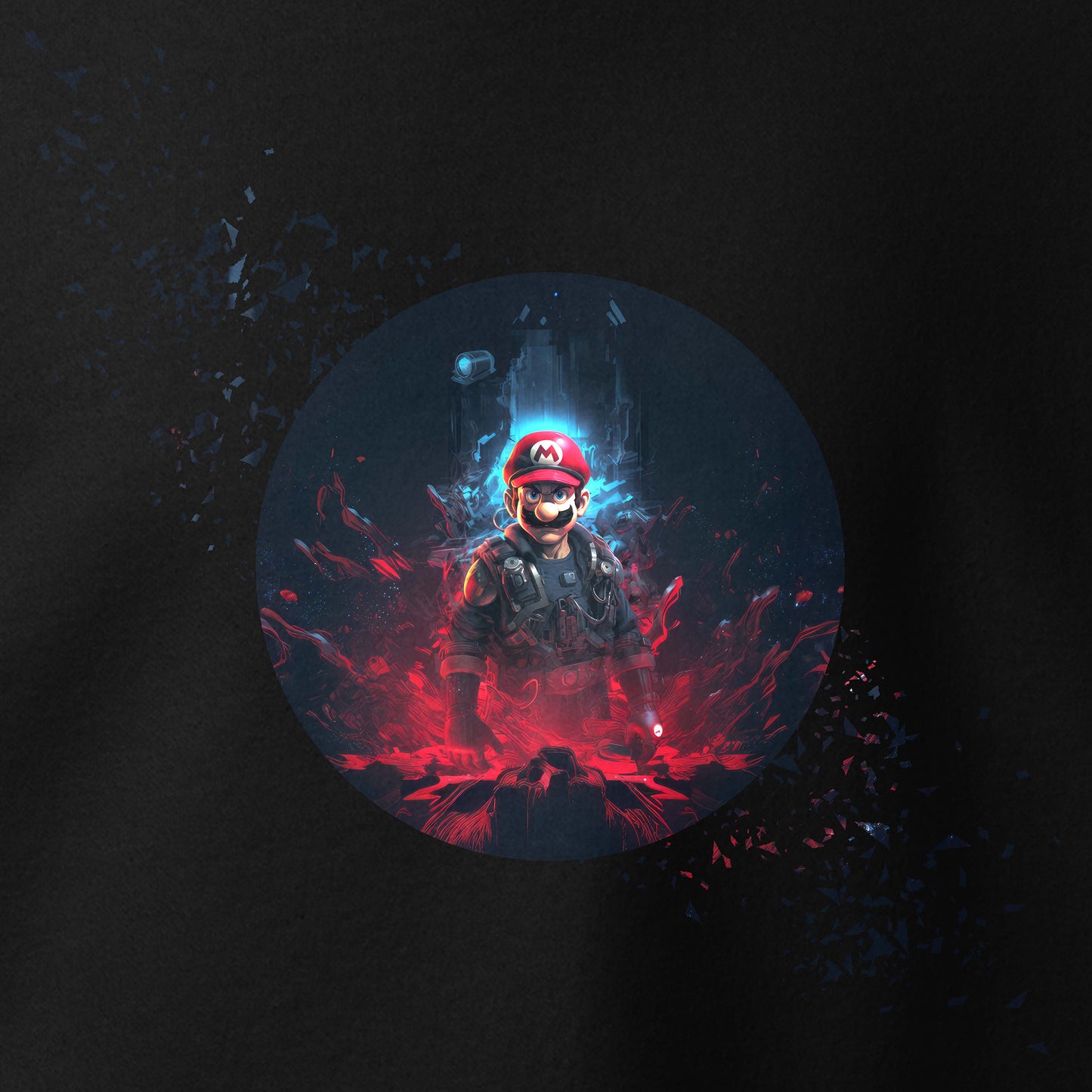 Camiseta Cyber ​​Mario (Unisex)