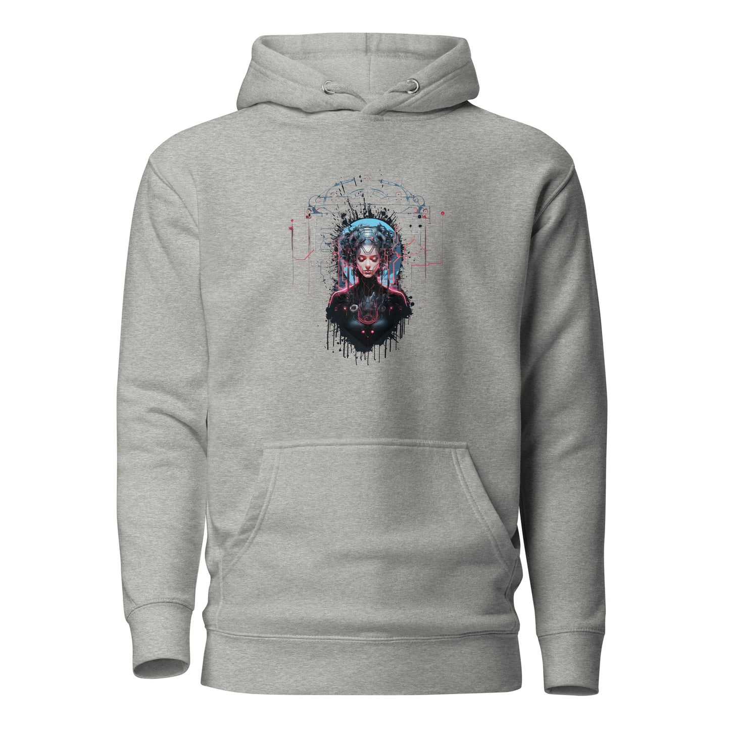Wired Elegance: Unveiling the Cyber Persona Hoodie (Unisex)