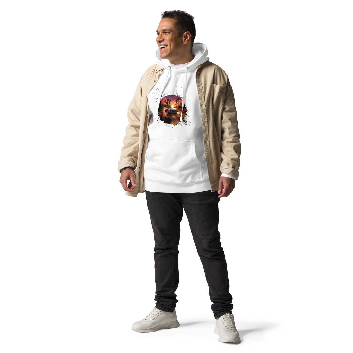 80s Vibes and Time Travel Magic: Delorean Hoodie (Unisex)