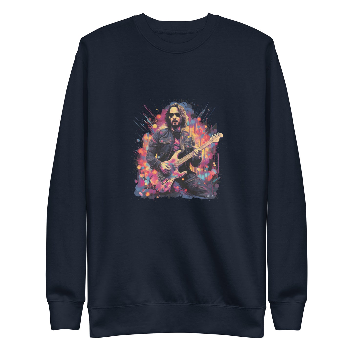 Johnny Silverhand: Guitar Virtuoso of the Cyberpunk Sweater (Unisex)