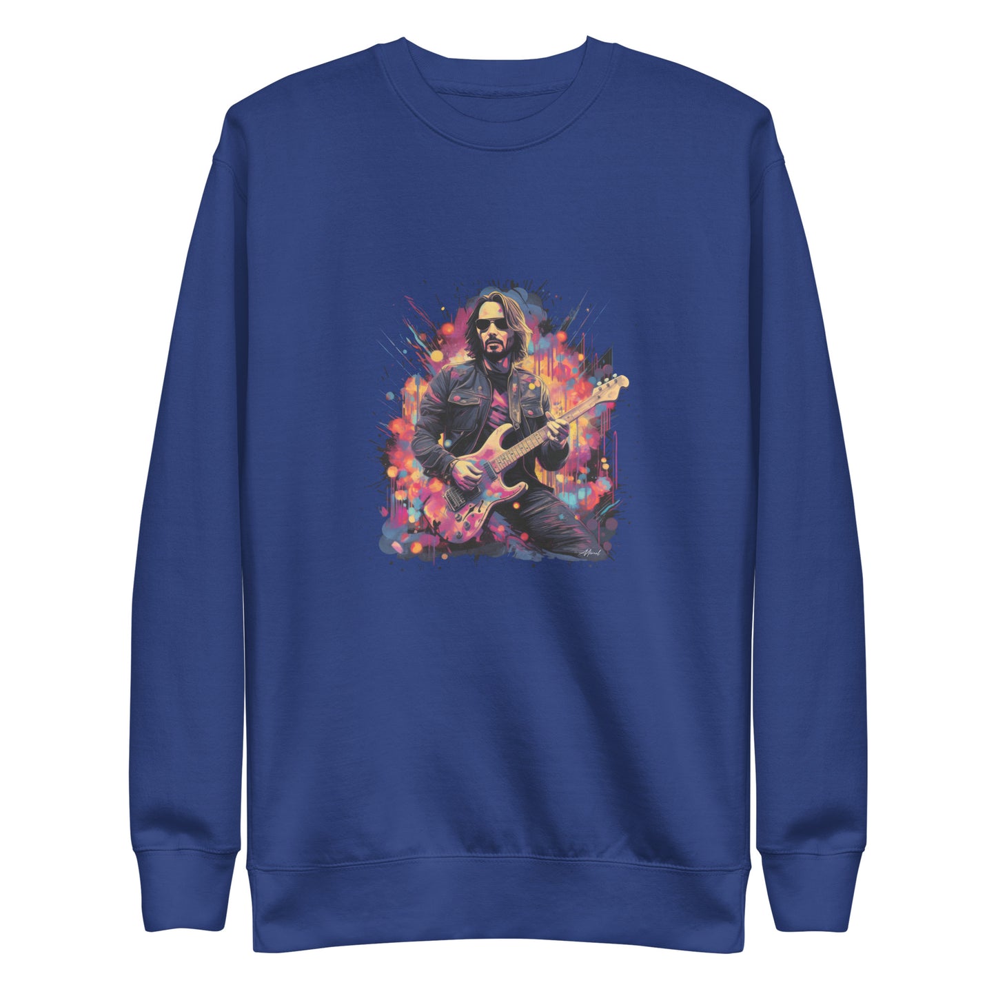 Johnny Silverhand: Guitar Virtuoso of the Cyberpunk Sweater (Unisex)